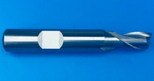Image of 10mm HSS-Co8 Europa 2 Flute Short Length Slot Drill with Flatted Shank