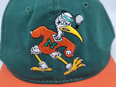 Vintage University of Miami Hurricanes Snapback Hat (Sports