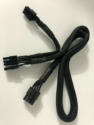 8 Pin to dual 8+6 pin PCIe VGA POWER CABLE FOR EVGA SUPERNO G+ GA B3 P2 G2 G5 G3