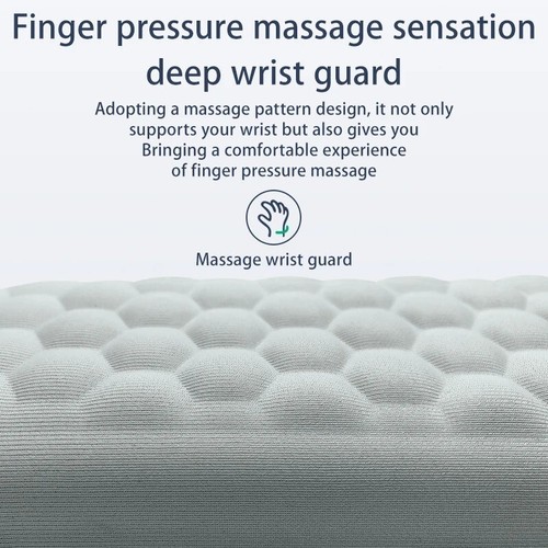 Keyboard & Mouse Wrist Rest Pad Set-Gel Support Cushion with Memory Foam Comfort - Picture 3 of 30