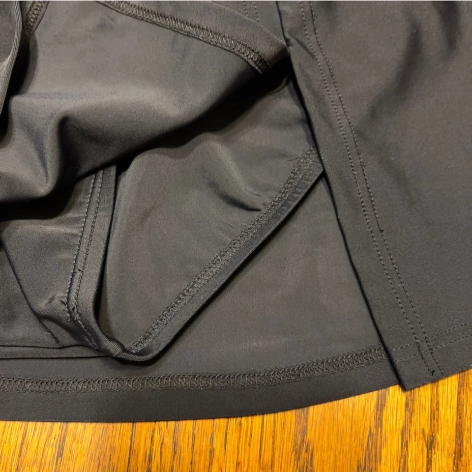 Tropical Honey Size 8 Black Swim Skirt Bottom w/7” inch slit - Image 3 of 4