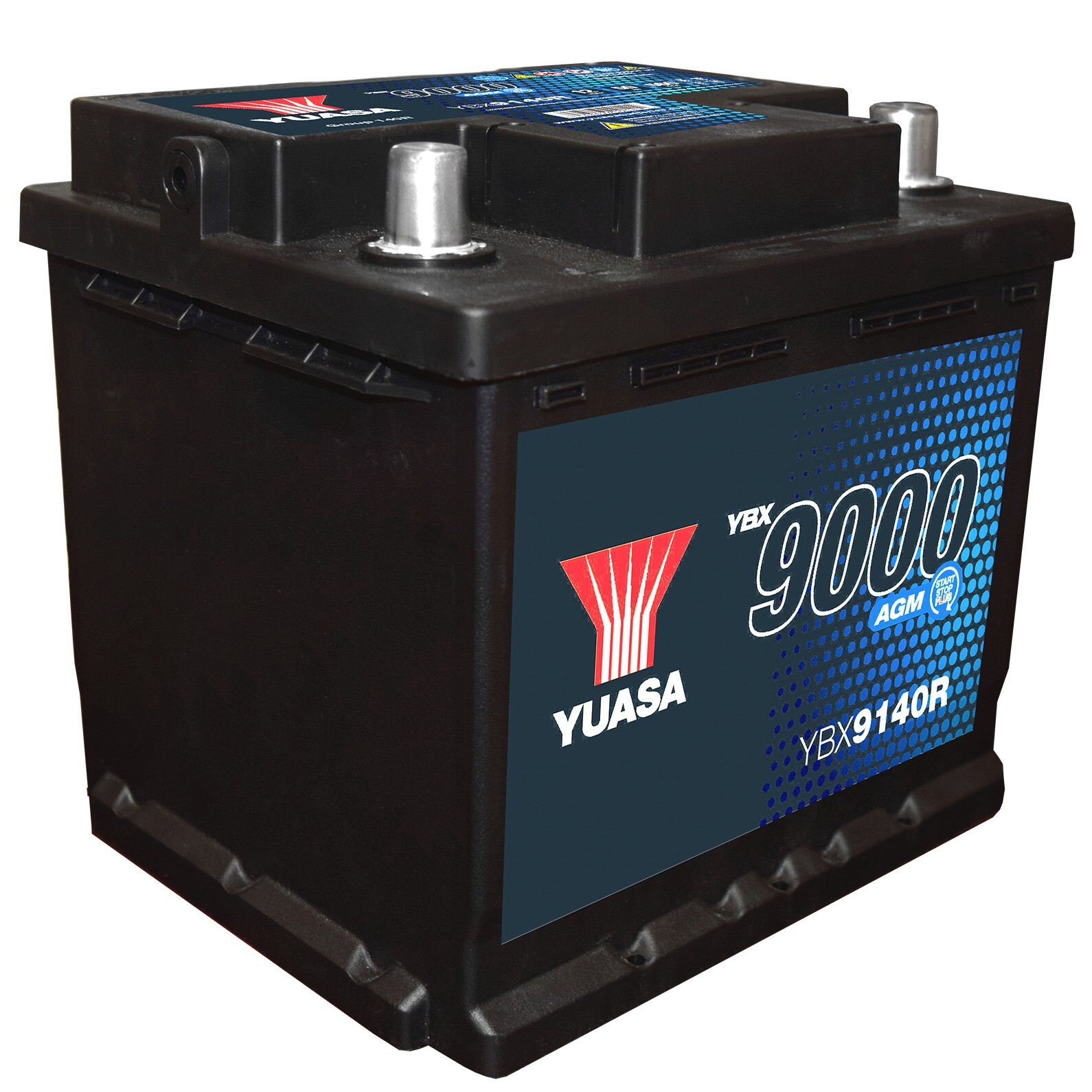Yuasa YBX9140R AGM Battery - 560 CCA, 50 Ah, Replaces 4014132-P  