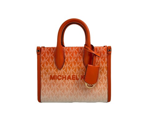 MICHAEL KORS CIARA LG TZ TOTE Handbag Tote Bag Leather RED