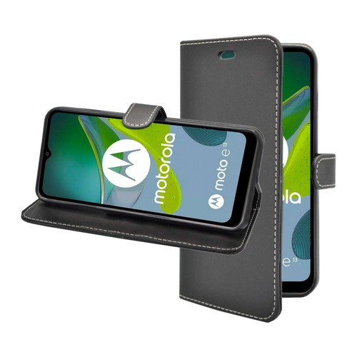 For Motorola E13 Phone Case Wallet Flip PU Leather Stand Card Slot Cover - Picture 32 of 48