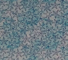 Starfish Fabric Sea Stars MICHAEL MILLER Quilters Cotton REMAIN 2/3 YARD