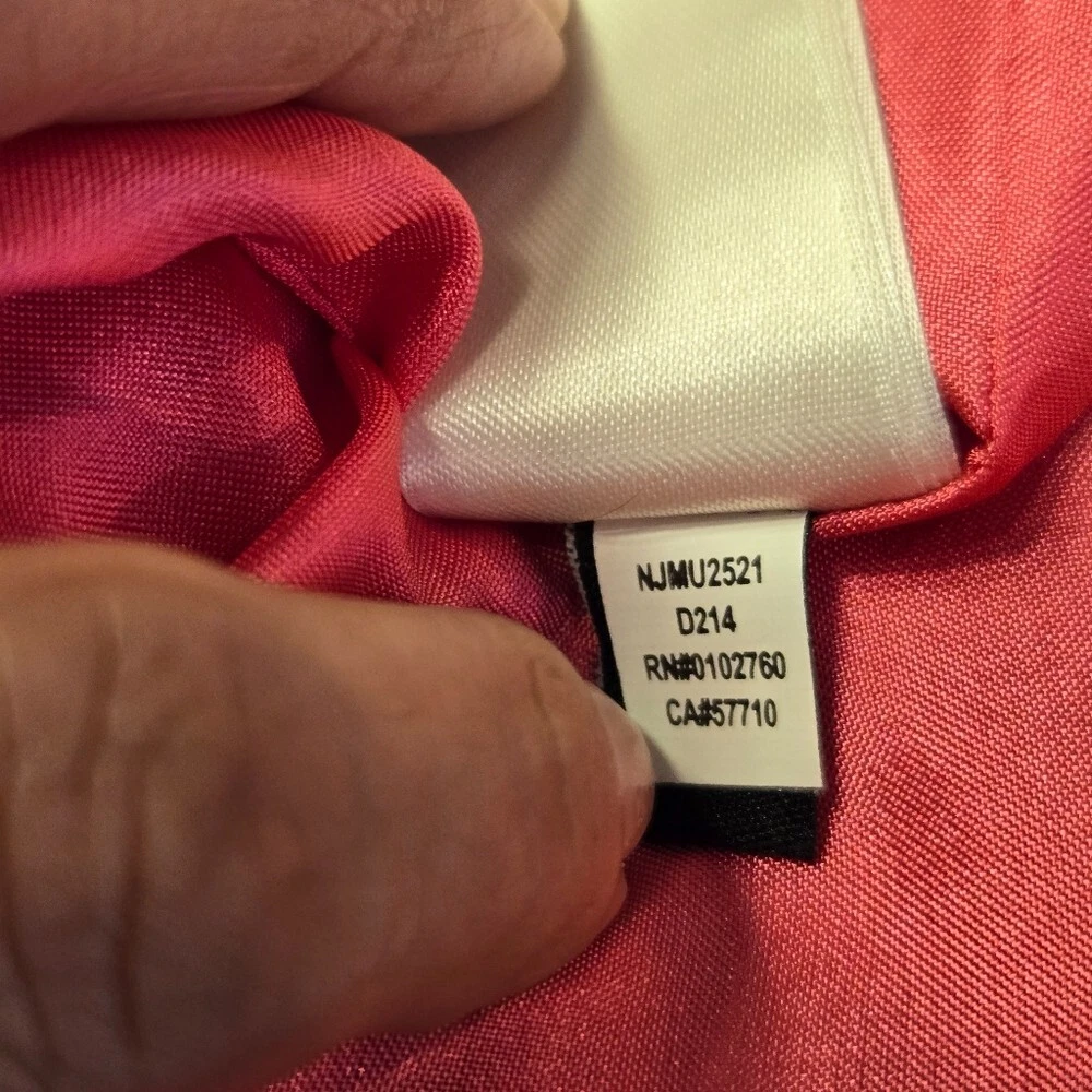 Abito Kate Spade senza maniche Keri Shift acquerello semplicemente cinema rosa blu taglia 6