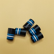 10pcs Blue/White/Black Stripe Size .370 Golf Iron Ferrules 9.3mmx20mmx13.8mm