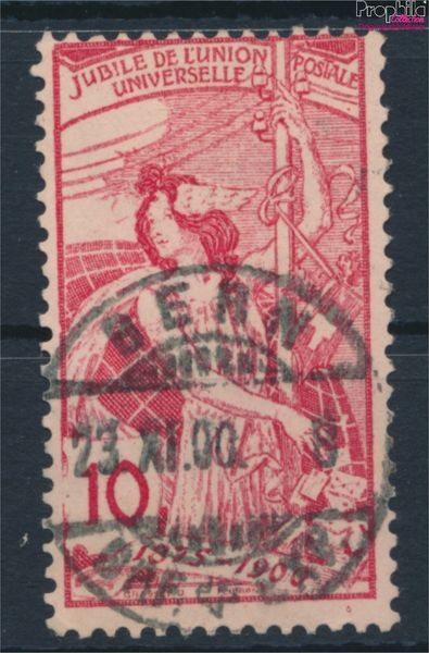 Stamps Switzerland 1900 Mi 72 fine used / cancelled 1900 25