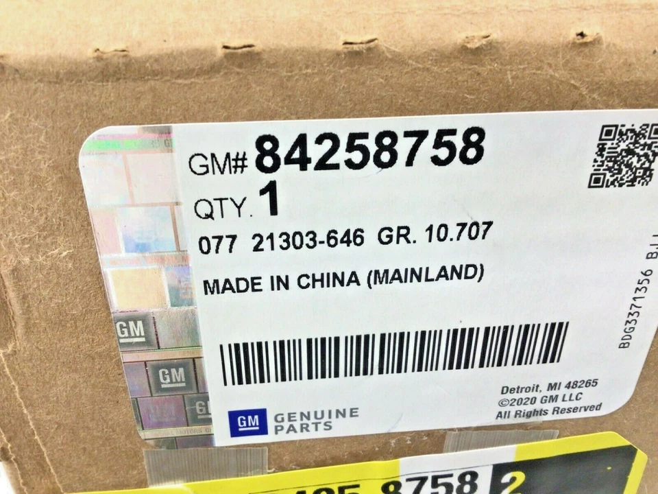 Aplique de pilar de moldura de puerta de pasajero delantera derecha Chevrolet Malibu 16-22 OEM Foto 4 de 4