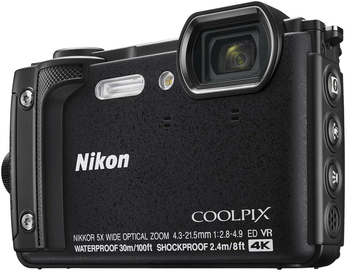 New Nikon Digital Camera COOLPIX W300 BK Black Waterproof Digital