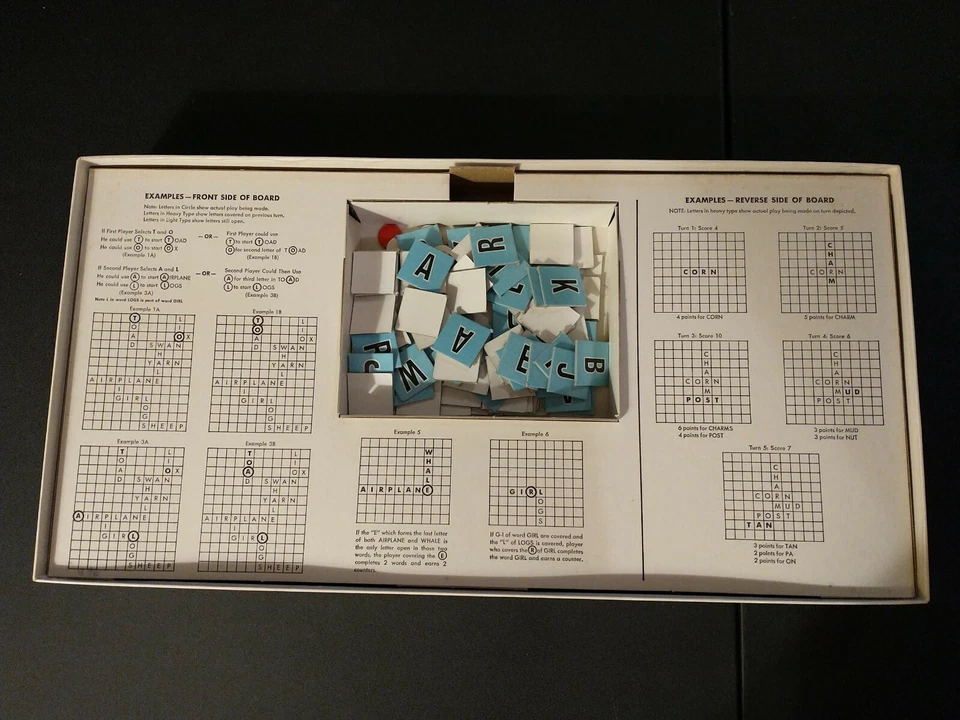 Scrabble for Juniors Vintage  - Selchow & Righter - 1964 - Edition 2. - Image 2 of 4