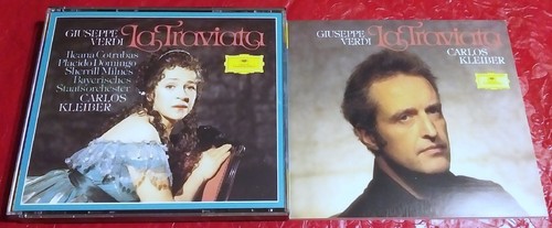 VERDI 1977 LA TRAVIATA KLEIBER COTRUBAS DOMINGO MILNES 2 CD SET POLYDOR GERMANY - Picture 2 of 7