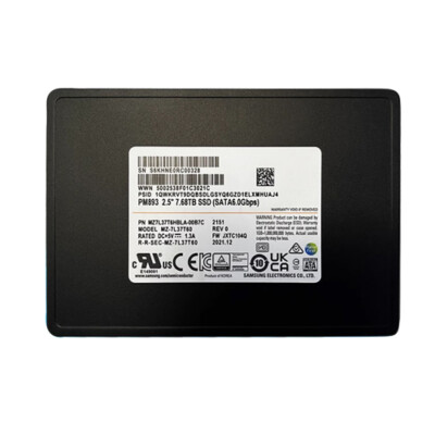 Samsung PM893 7.68TB SATA SSD 6Gb/s 2.5