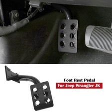 Black Metal Dead Pedal Left Side Foot Rest Kick Panel For Jeep Wrangler Jk 2007 Black Metal Dead Pedal Left Side Foot Rest Kick Panel For Jeep Wrangler Jk 2007