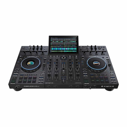 Denon DJ PRIME4+ 4-Deck Touchscreen Serato Engine DJ Controller w Odyssey Case - Picture 4 of 12