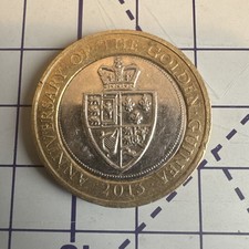 Two Pound Coin £2 United Kingdom Golden Anniversary of the Guinea · 2013