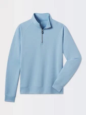 New Fairway & Greene Gramercy 1/4 Zip BLUFF HEATHER  P11530