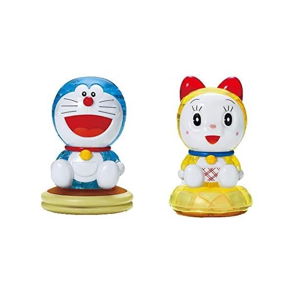Beverly Crystal 3D Puzzle Doraemon & Dorami Free Ship w/Tracking# New from J JP