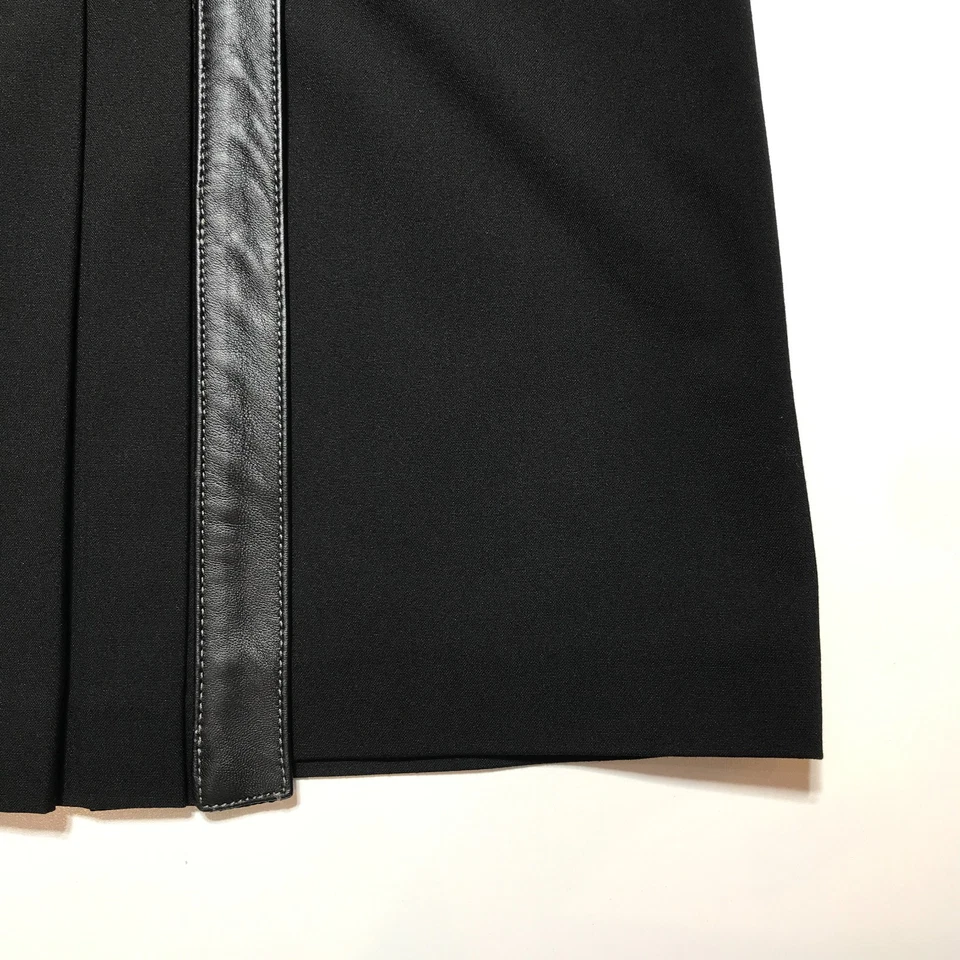 INC International Concepts надежном юбка размер 8 спереди плиссированные с отделкой из искусственной кожи - Изображение 4 из 4