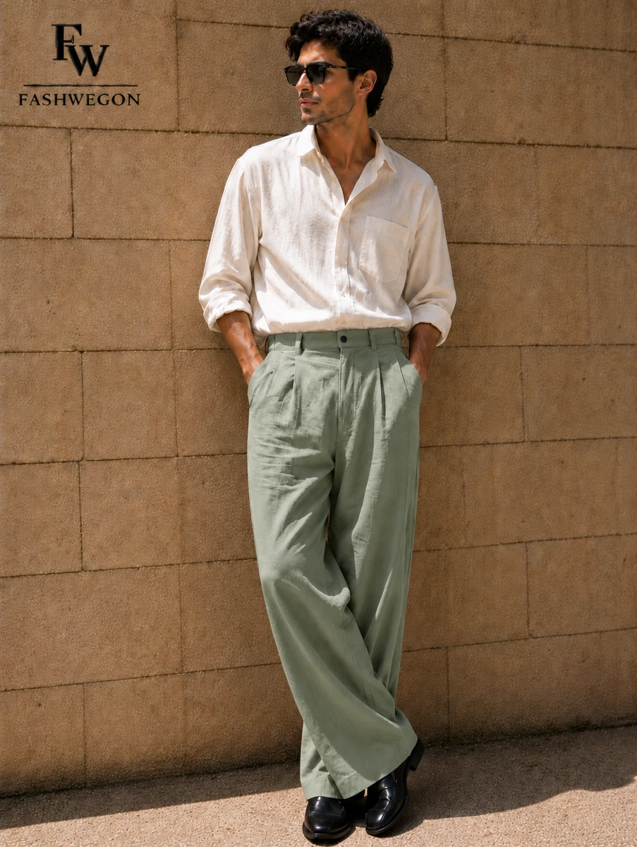Linen Pants for Men with Vintage for sale | eBay