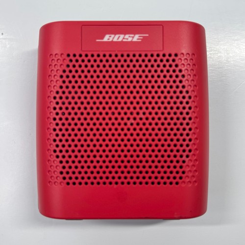 Bose Soundlink Red Color Wireless Portable Bluetooth Speaker  Tested Works Great