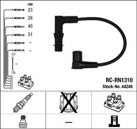ZüNdleitungssatz NGK 44248 FüR Renault Laguna Megane BG0 KG0 EA0 DA0 2 1 Coach