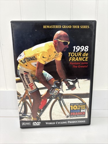 RARE - 1998 Tour de France 3 DVD Set World Cycling Productions - Marco Pantani