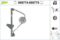 Valeo | Fensterheber Ohne Elektromotor Vorne (850774) FüR Opel Corsa D E |