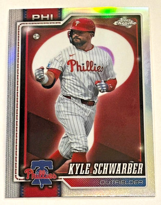 2026 Topps Chrome Light Board KYLE SCHWARBER SSP #123 Philadelphia Phillies