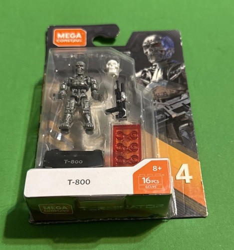MEGA BLOKS Construx Terminator Genisys T-800 Mini Figure Series 4 NEW Card GCL95