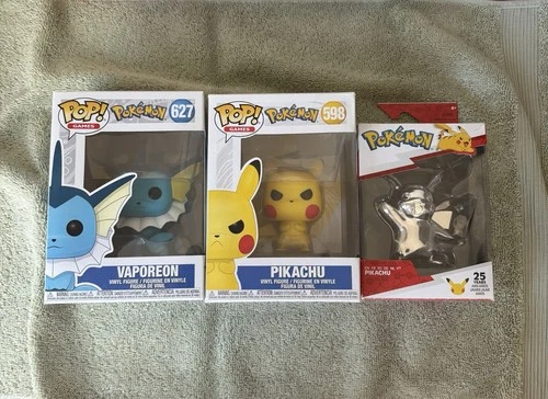Pokemon Funko Figure Lot Of 3