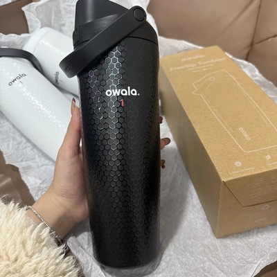 Owala Fairways For Days FreeSip Sway Golf WaterBottle 30oz Black Portable Sports