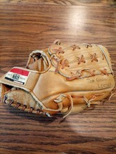 Vintage Athletic Hutch Goodsco Nylon Stitched Leather Baseball Glove