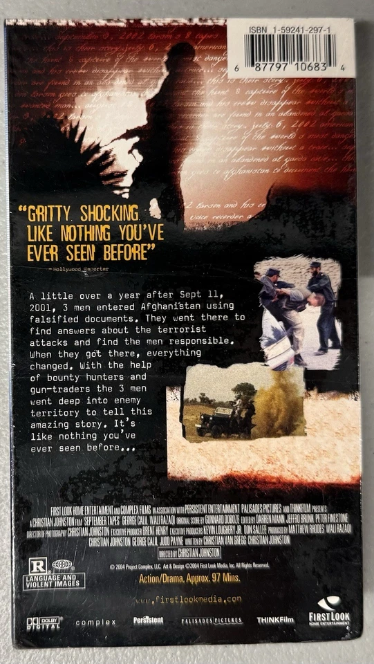 SEALED Septem8er Tapes (VHS, 2004) Found Footage Osama Bin Laden Afghanistan 911 - Image 2 of 2