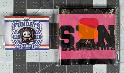Funko Fundays Games 2021 Proto Punks Swag Accessories Pin & Bam Bams Extras
