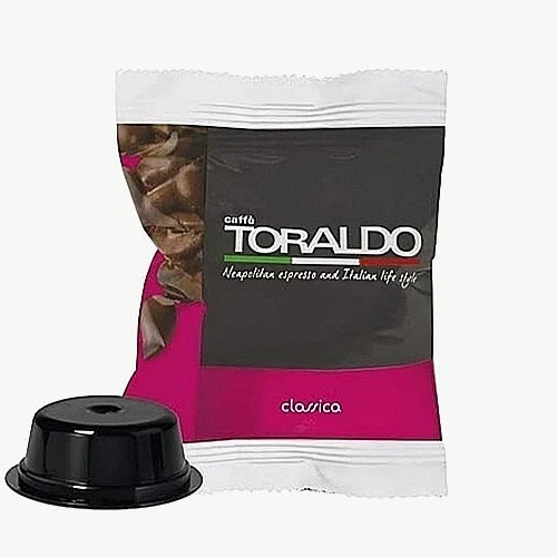 100 Capsule Caffè TORALDO Compatibili Lavazza A Modo Mio CLASSICA gusto Classico