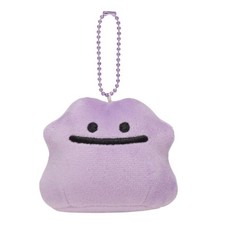 Pokemon Center Original POKEMON DOLLS Plush Mascot Key Chain Ditto Japan