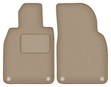 Fußmatten Automatten Vorne Velours Beige für Porsche Boxster 718 2016-