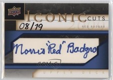 2009 Upper Deck Iconic Cuts 8/19 Red Badgro #IC-BA Auto HOF uk2