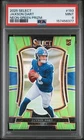 2025 PANINI SELECT NEON GREEN PRIZM #193 JAXSON DART ROOKIE RC 42/49 PSA 9