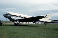 British United Airways Douglas C-47B G-AMRA at Newcastle (1961) Photograph