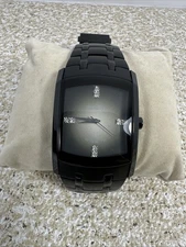 ARMITRON 20/4507TI Men's 33mm Black Stainless-Steel Quartz Watch New Battery