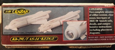  1/48 KAZAN Kh-29L/T AS-14 ''Kedge'' missile (2 pcs). Resin. Builds either version