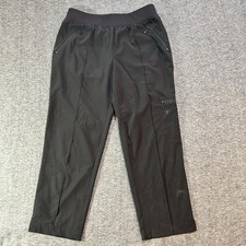 Chico's Zenergy Women s Size 0 Black Cargo Cropped Pants Athleisure