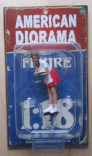 Carhop Waitress - Grace American Diorama 1:18 Scale 4" Female Woman Figure