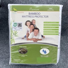 Bamboo Mattress Protector Full Size Waterproof Hypoallergenic OEKO-TEX