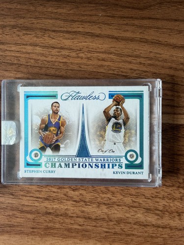 Kevin Durant / Stephen Curry [Platinum] #169 2022 Panini Flawless card