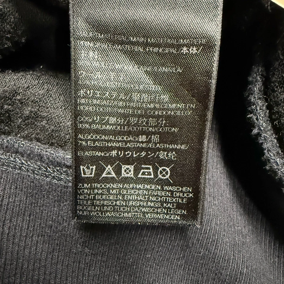 Мужская куртка с капюшоном Adidas X Yohji Yamamoto Y-3 на молнии 2XL XXL черная шерстяная смесь - Изображение 3 из 4