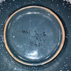 Italy Ceramic Hand Painted Winter Scene Square Plate 7 in — photo 3