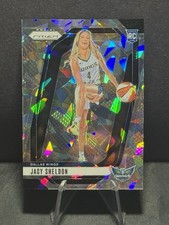 Jacy Sheldon 2024 Prizm WNBA Prizm Cracked Ice Rookie RC Variation #141 Wings